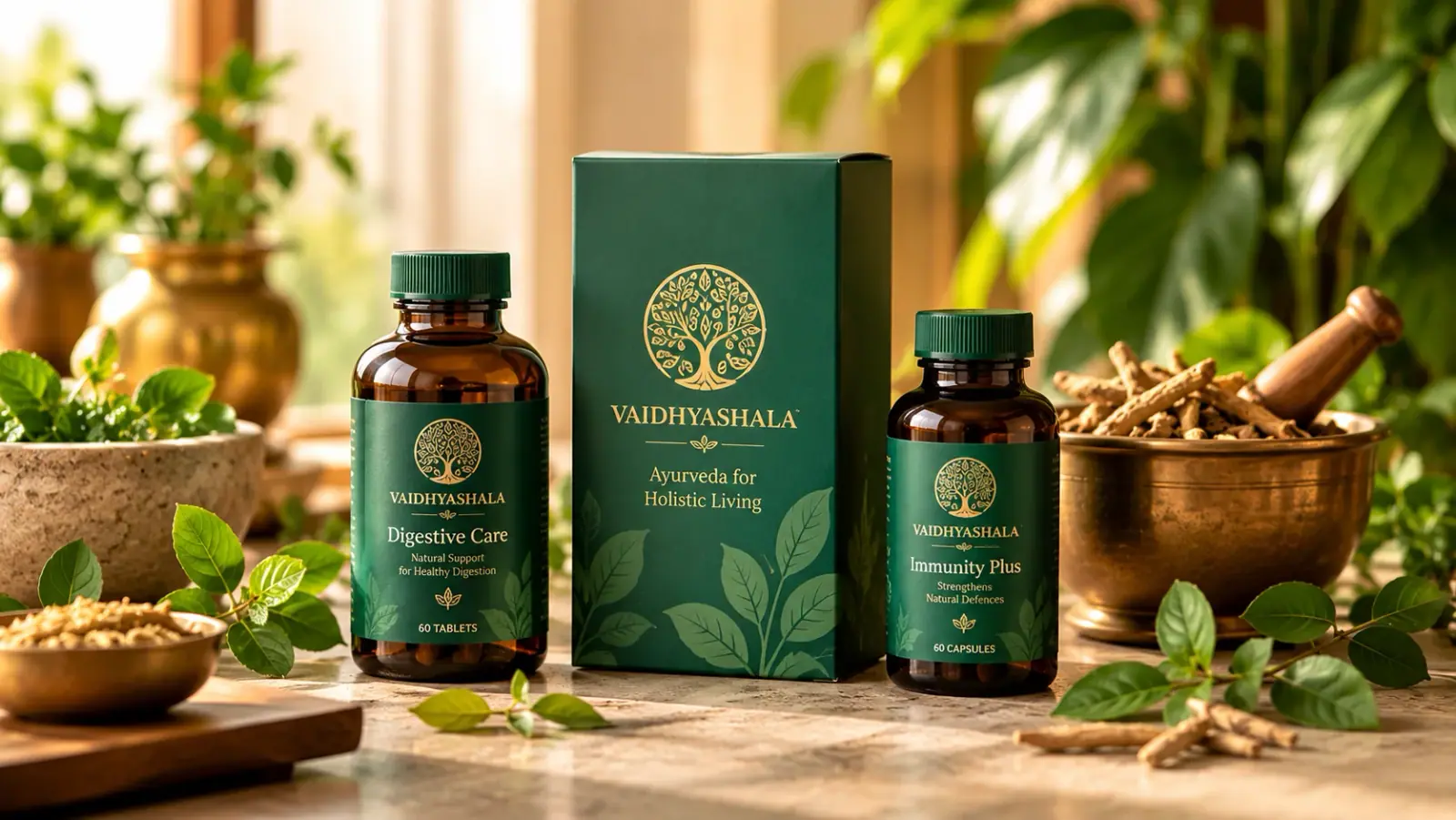Authentic Ayurvedic herbal formulations and oils